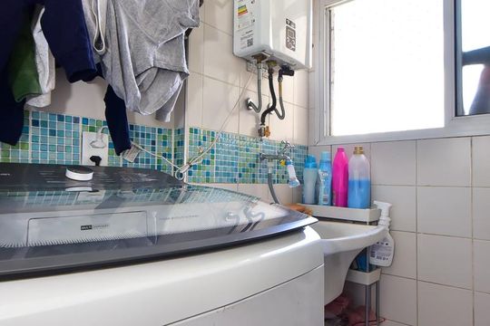 Área de Serviço de apartamento à venda com 3 quartos, 62m² em Vila Andrade, São Paulo