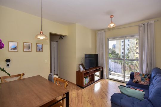 Sala de apartamento à venda com 3 quartos, 62m² em Vila Andrade, São Paulo