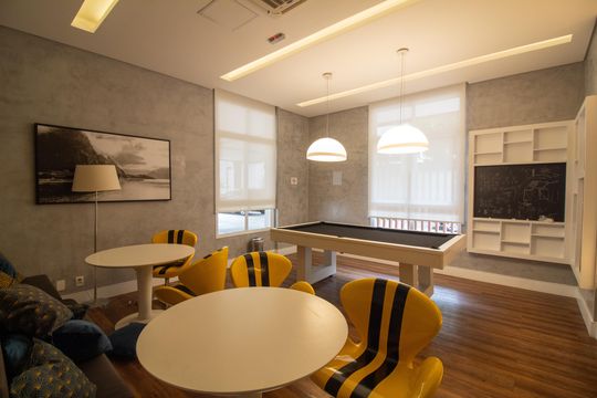 Área comum - Sala de Jogos de apartamento à venda com 1 quarto, 70m² em Chácara Santo Antônio (zona Sul), São Paulo