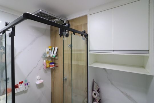 Banheiro de apartamento à venda com 1 quarto, 37m² em Presidente Altino, Osasco