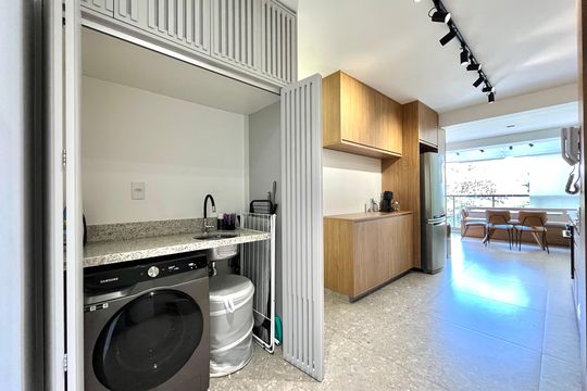 Área de Serviço de apartamento à venda com 1 quarto, 65m² em Vila Clementino, São Paulo
