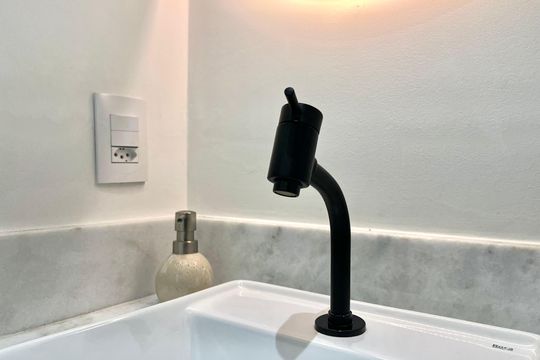 Lavabo de apartamento à venda com 1 quarto, 65m² em Vila Clementino, São Paulo