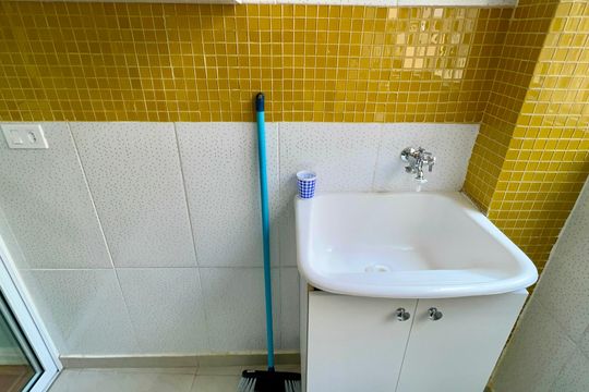Área de Serviço de apartamento para alugar com 2 quartos, 75m² em Pinheiros, São Paulo