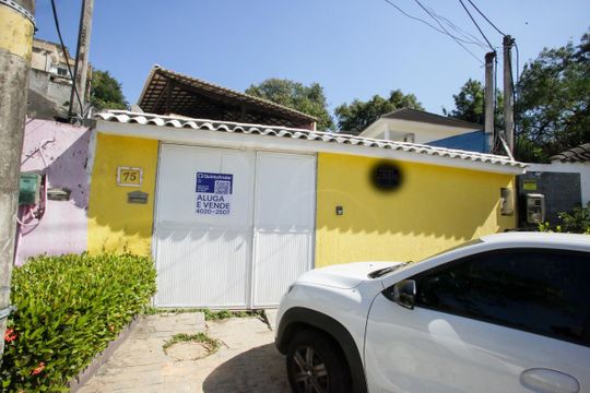 Fachada de casa de condomínio para alugar com 3 quartos, 260m² em Freguesia (jacarepaguá), Rio de Janeiro