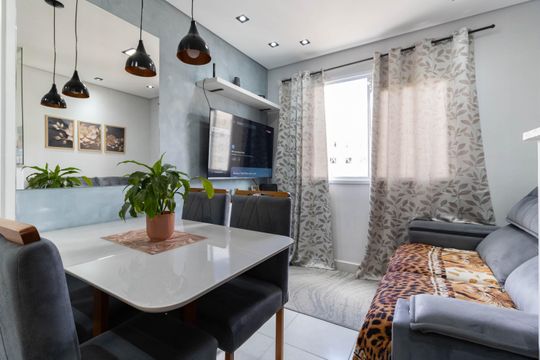 Sala de apartamento à venda com 2 quartos, 36m² em Sacoma, São Paulo