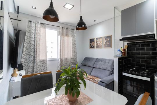 Sala de apartamento à venda com 2 quartos, 36m² em Sacoma, São Paulo