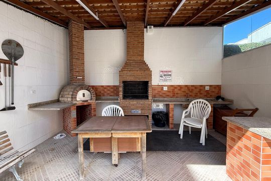 Área comum - Churrasqueira de apartamento para alugar com 4 quartos, 350m² em Loteamento Joao Batista Juliao, Guarujá