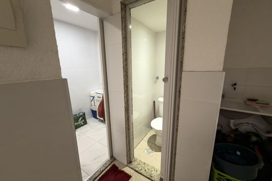 Banheiro de serviço de apartamento à venda com 2 quartos, 100m² em Vicente de Carvalho, Rio de Janeiro