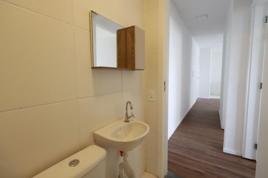 Banheiro de apartamento para alugar com 2 quartos, 43m² em Tatuapé, São Paulo