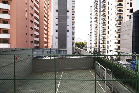 Vista da suíte de apartamento à venda com 4 quartos, 135m² em Jardim Bela Vista, Santo André