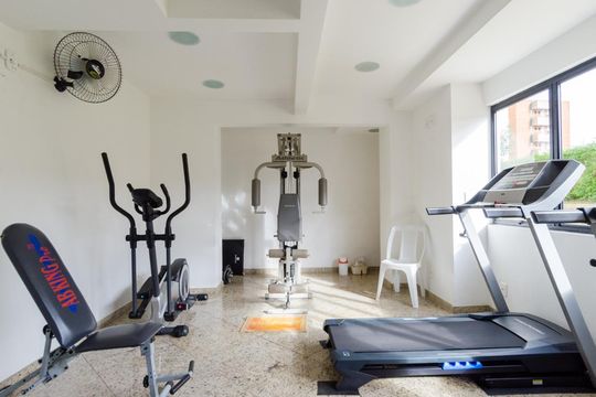 Área comum - Academia de apartamento à venda com 4 quartos, 135m² em Jardim Bela Vista, Santo André