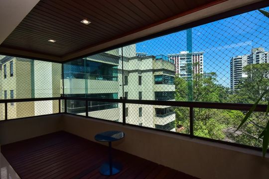 Varanda de apartamento à venda com 4 quartos, 330m² em Portal do Morumbi, São Paulo