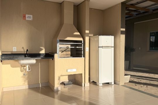Área comum - Churrasqueira de apartamento para alugar com 2 quartos, 42m² em Jardim Florence, Campinas