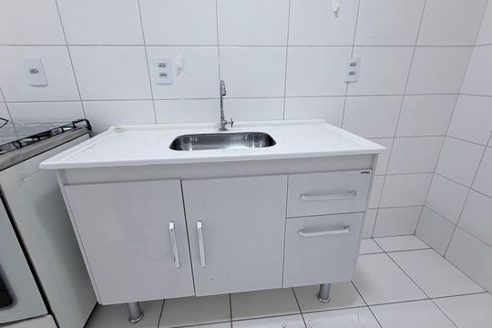 Cozinha de apartamento para alugar com 2 quartos, 42m² em Jardim Florence, Campinas