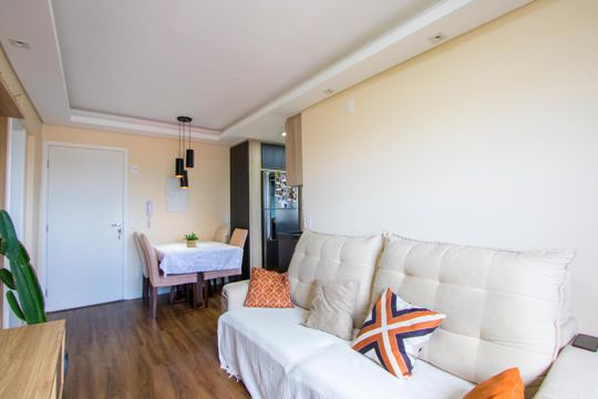 Sala de apartamento à venda com 2 quartos, 47m² em Jardim Jamaica, Santo André