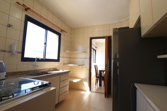 Cozinha de apartamento para alugar com 3 quartos, 100m² em Campestre, Santo André