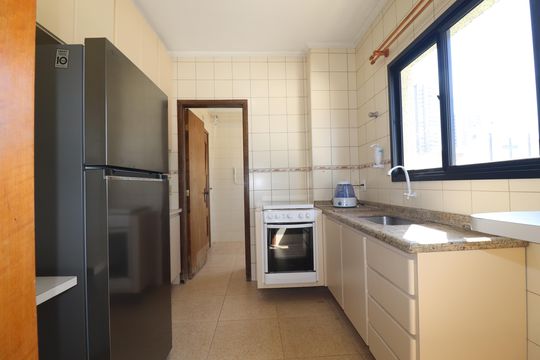 Cozinha de apartamento para alugar com 3 quartos, 100m² em Campestre, Santo André