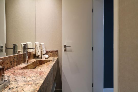 Lavabo da Sala de casa de condomínio à venda com 5 quartos, 800m² em Cerâmica, São Caetano do Sul