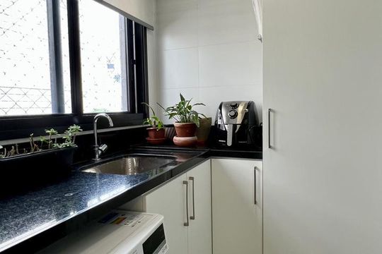 Área de Serviço de apartamento à venda com 3 quartos, 85m² em Serra, Belo Horizonte
