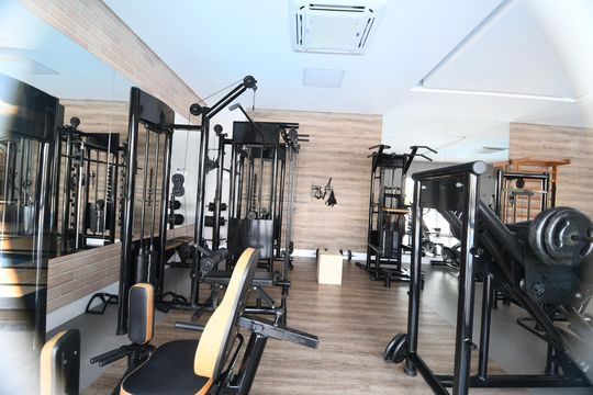 Área comum - Academia de casa de condomínio à venda com 3 quartos, 167m² em Parque Xangrilá, Campinas