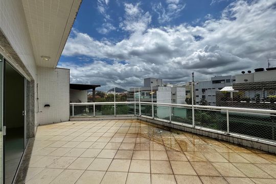 Terraço de apartamento para alugar com 3 quartos, 182m² em Recreio dos Bandeirantes, Rio de Janeiro