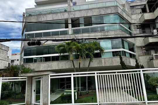 Fachada de apartamento para alugar com 3 quartos, 182m² em Recreio dos Bandeirantes, Rio de Janeiro