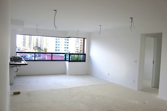 Sala/Cozinha de apartamento à venda com 2 quartos, 77m² em Jardim Flor da Montanha, Guarulhos