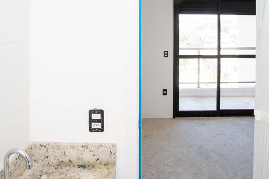 Banheiro de kitnet/studio à venda com 1 quarto, 22m² em Centro, Diadema