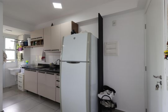 Cozinha de apartamento para alugar com 2 quartos, 53m² em Vila Sao Pedro, Santo André