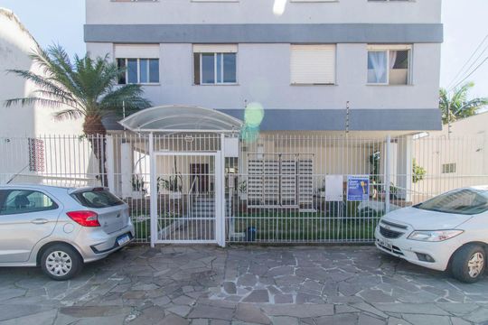 Fachada de apartamento à venda com 1 quarto, 25m² em Menino Deus, Porto Alegre