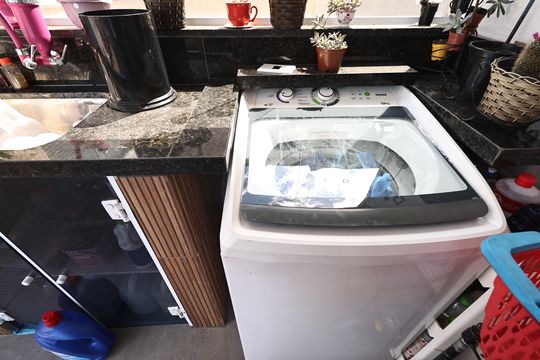 Lavanderia de apartamento à venda com 2 quartos, 100m² em Jardim Ana Maria, Santo André