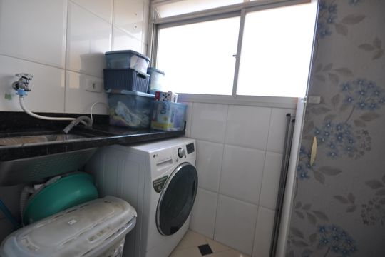 Área de Serviço de apartamento à venda com 2 quartos, 54m² em Parque Vitoria, São Paulo