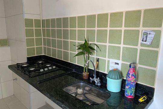 Cozinha de apartamento para alugar com 2 quartos, 43m² em Santo Cristo, Rio de Janeiro