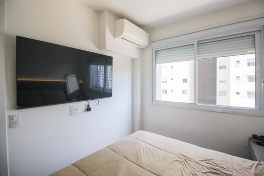 Suíte 1 de apartamento à venda com 2 quartos, 62m² em Vila Andrade, São Paulo