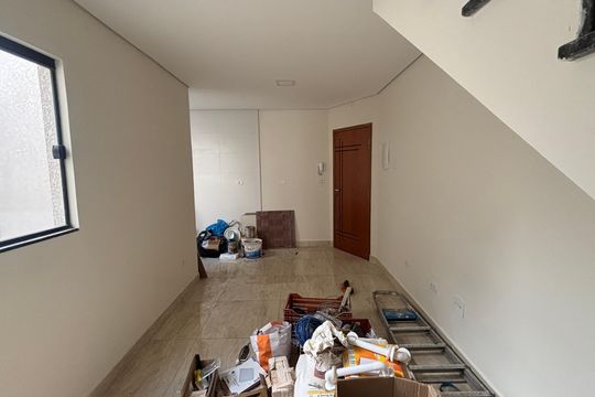 Sala - Sala de Jantar de apartamento à venda com 2 quartos, 90m² em Vila Humaita, Santo André