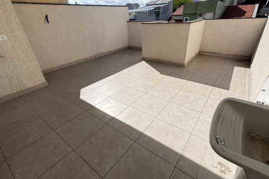 Cobertura - area de Serviço de apartamento à venda com 2 quartos, 90m² em Vila Humaita, Santo André