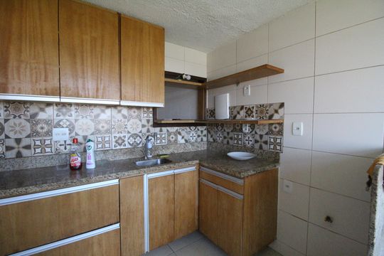 Cozinha de apartamento à venda com 2 quartos, 60m² em Taquara, Rio de Janeiro