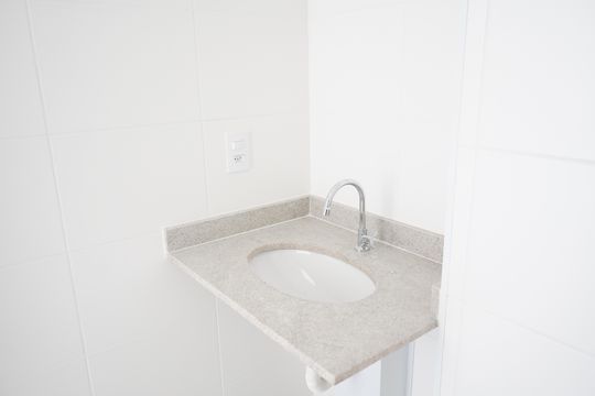 Banheiro de apartamento para alugar com 1 quarto, 26m² em Alto da Mooca, São Paulo