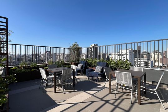 Área comum de apartamento à venda com 2 quartos, 42m² em Pinheiros, São Paulo