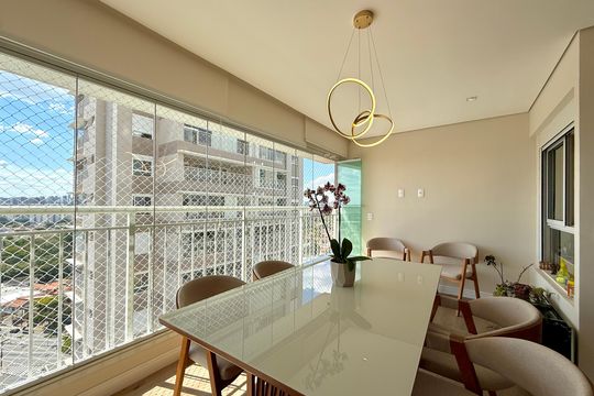 Sala de apartamento à venda com 3 quartos, 81m² em Santo Amaro, São Paulo