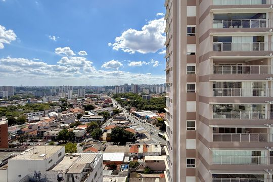 Vista  de apartamento à venda com 3 quartos, 81m² em Santo Amaro, São Paulo