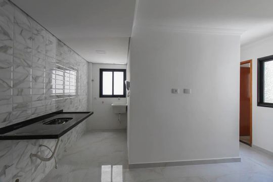 Sala/Cozinha de apartamento para alugar com 2 quartos, 59m² em Vila Celeste, São Paulo