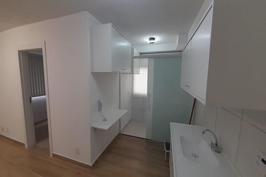 Cozinha de apartamento à venda com 2 quartos, 37m² em Parque Bristol, São Bernardo do Campo
