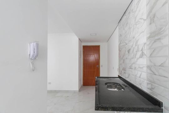 Sala/Cozinha de apartamento para alugar com 2 quartos, 59m² em Vila Celeste, São Paulo