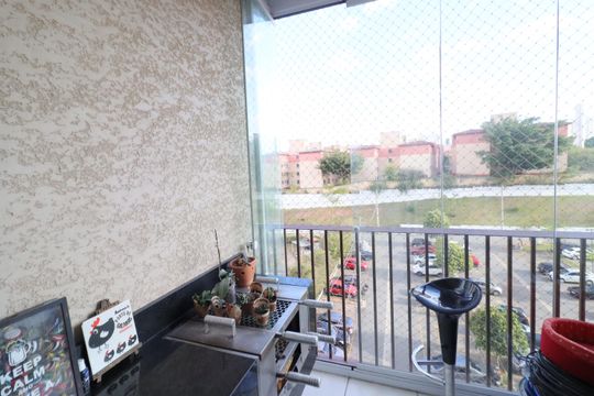 Varanda de apartamento à venda com 3 quartos, 63m² em Novo Osasco, Osasco