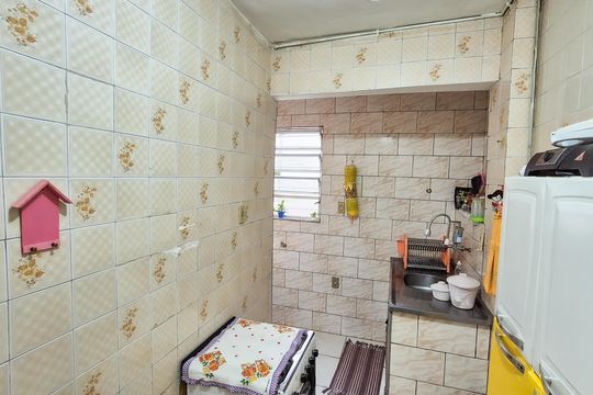 Cozinha de apartamento à venda com 1 quarto, 32m² em Irajá, Rio de Janeiro