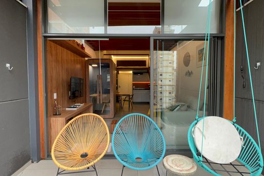 Varanda de apartamento para alugar com 1 quarto, 50m² em Pinheiros, São Paulo