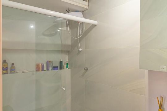 Banheiro da Suíte de casa à venda com 3 quartos, 210m² em Harmonia, Canoas
