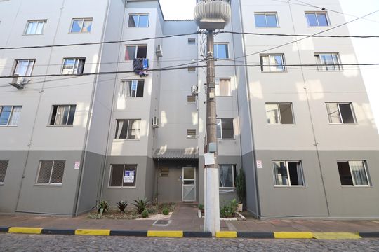 Fachada do bloco de apartamento à venda com 2 quartos, 42m² em Estância Velha, Canoas