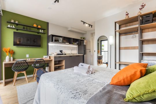 Estúdio de apartamento para alugar com 1 quarto, 28m² em Barra Funda, São Paulo